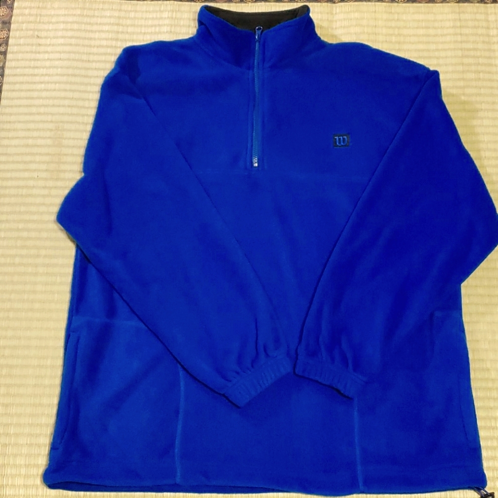 NWT Blue Wilson Half Zip Fleece